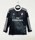 real madrid 2014-15 negra manga larga