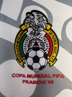Mexico 1998 Blanca Manga Corta - espalda