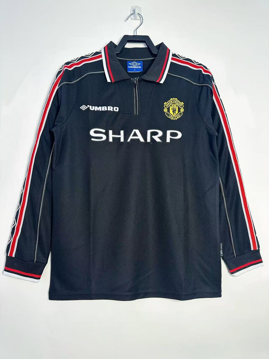 manchester united 1998-99 manga larga