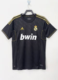 Real Madrid 2011-12 Negra Manga Corta - espalda