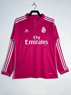 real madrid 2014-15 visita manga larga