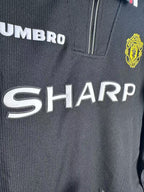 manchester united 1998-99 manga larga