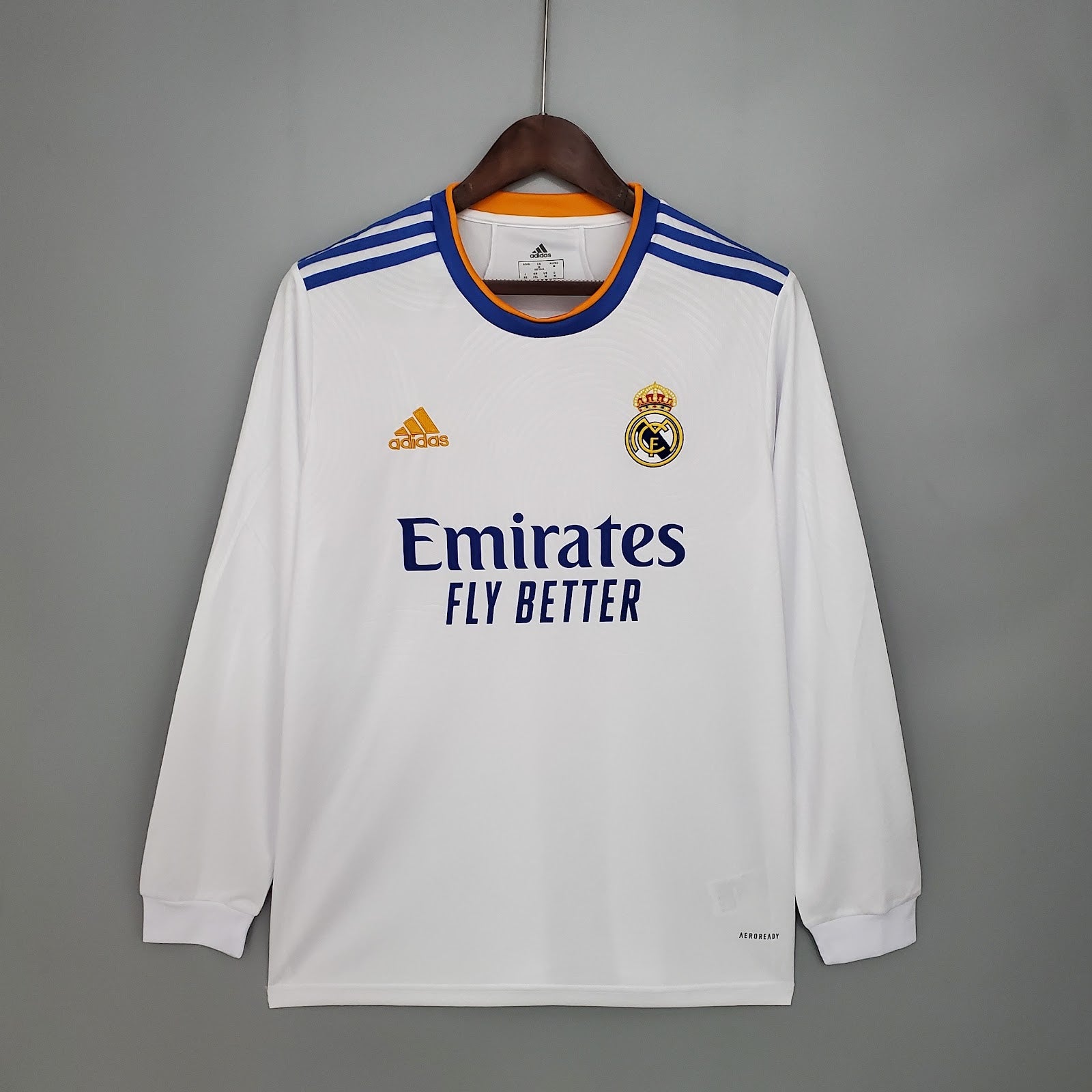 real madrid 2021-22 manga larga