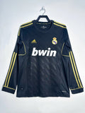 Real Madrid 2011-12 Negra Manga Larga - espalda