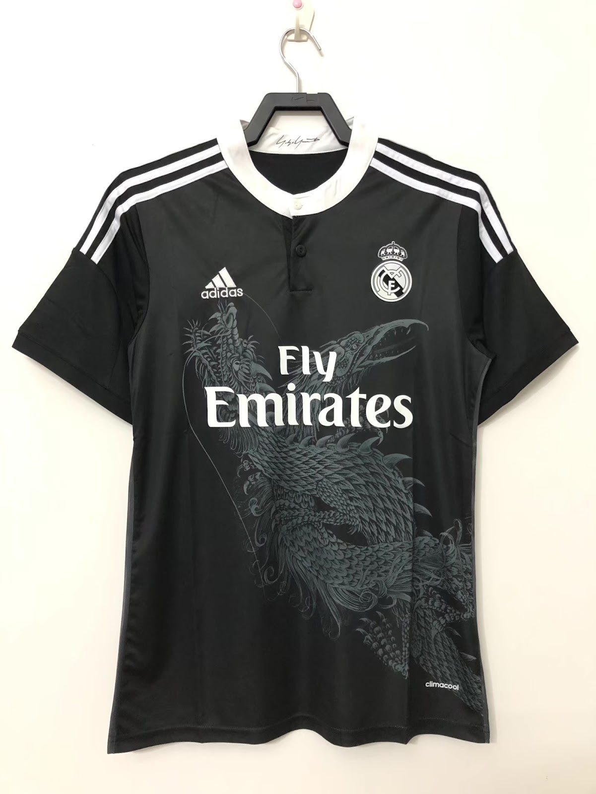 real madrid negra 2014-15 manga corta
