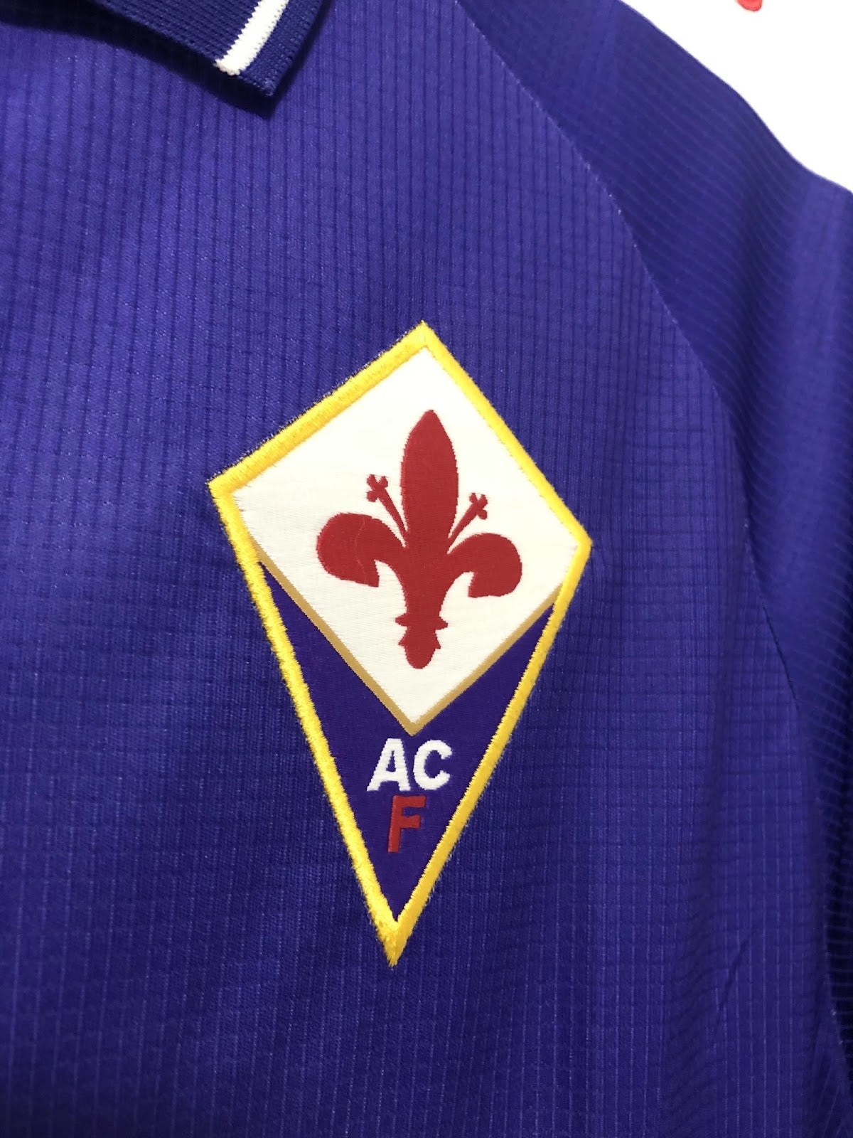 Fiorentina 1998-99 local manga corta
