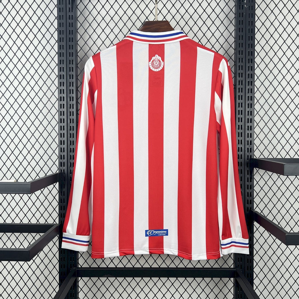 chivas 110th aniversario manga larga