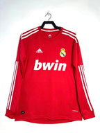 Real Madrid 2011-12 Roja Manga Larga - espalda