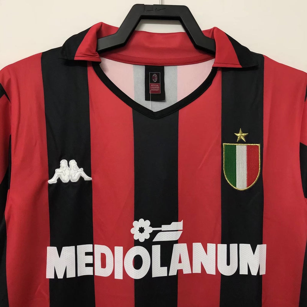 ac milan 1988-89 manga corta
