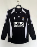 Real Madrid 2006 Negra Manga Larga
