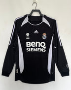 Real Madrid 2006 Negra Manga Larga