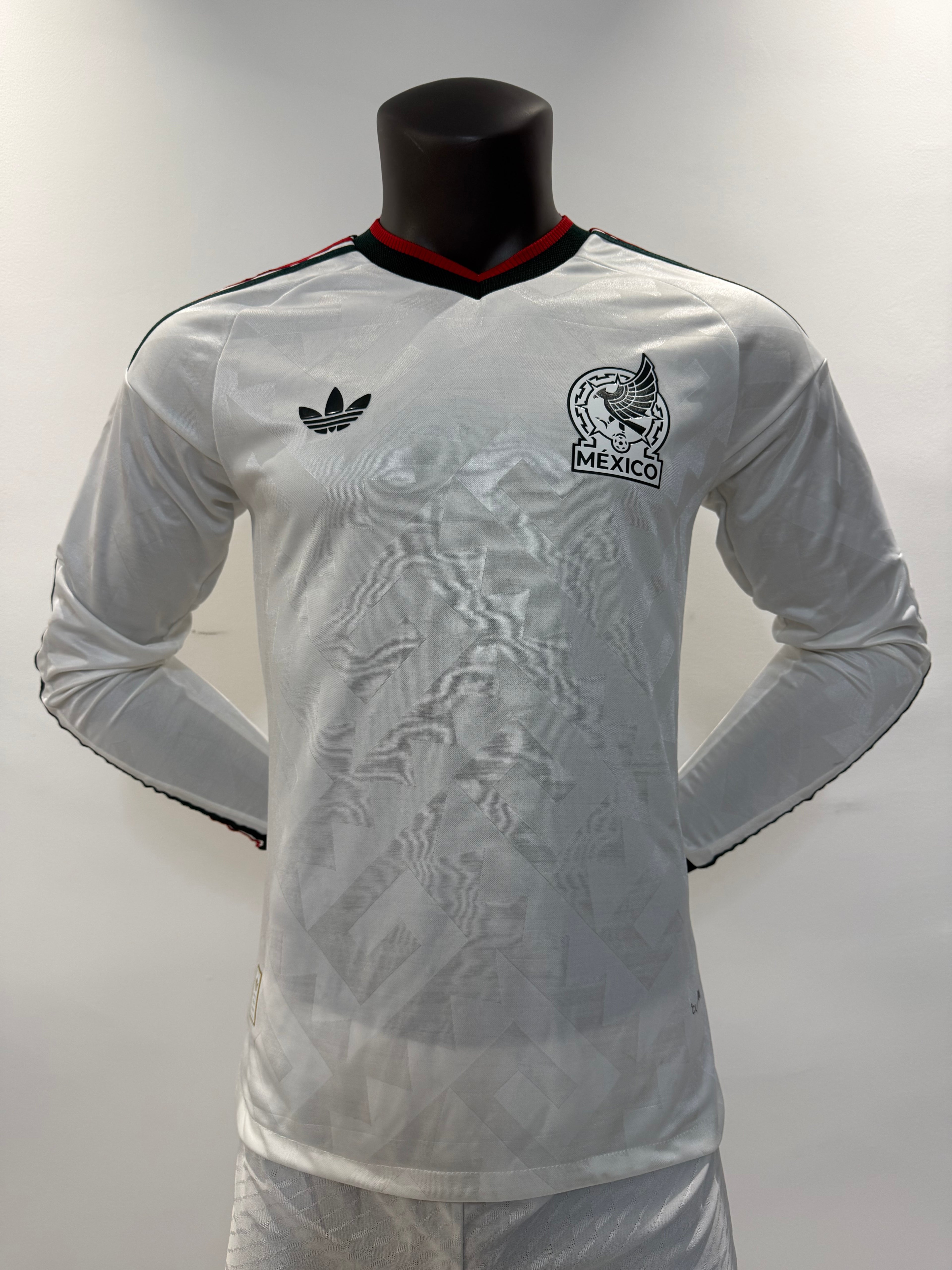 Mexico Blanca Mundial 2026 Manga Larga